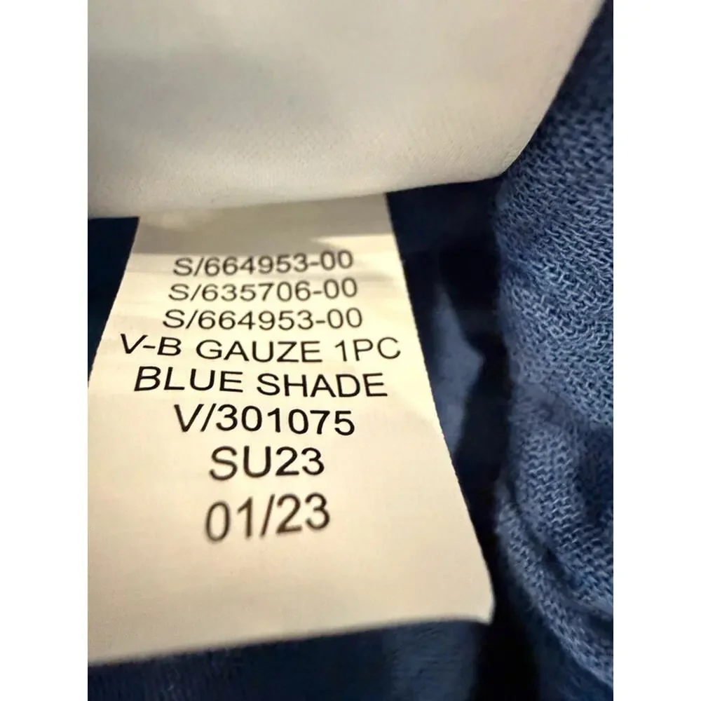Baby Gap Navy Blue Cotton Gauze Romper 0–3 Months